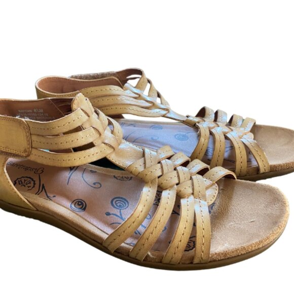 Baretraps Raygan Women's Tan Sandals Open Toe Slingback Size 8.5 - Picture 3 of 4